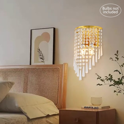 Crystal wall light sconces - crystal,