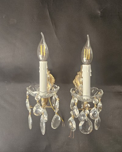 Antique vintage pair light - pair,